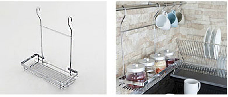 Подвесная двухуровневая полка для специй